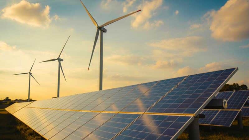 Hybridation éolien-solaire raccordement France