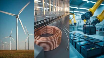 Approvisionnement matières premières critiques énergies renouvelables