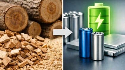 Batterie sodium-ion lignine