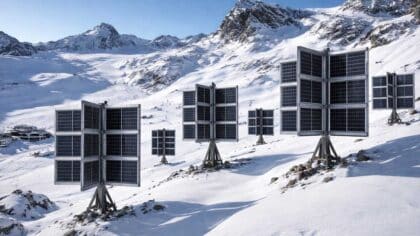 Solaire alpin vertical Sölden