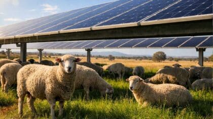 agrivoltaïsme ovin Australie