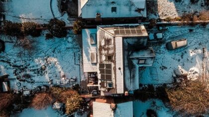 Panneaux solaires bâtiment classé