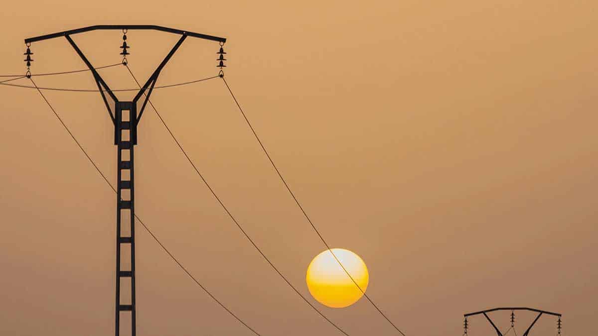 système électrique français solaire européen