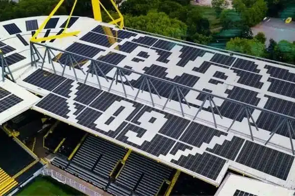 photovoltaique sur stade