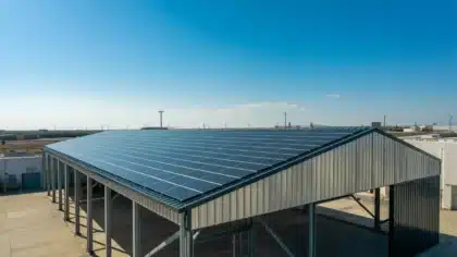 hangar solaire de 500 kwc