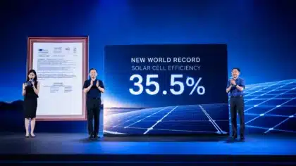 record de rendement de 35,5 % pour une cellule photovoltaïque Longi