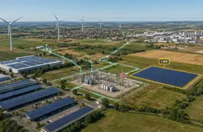 Seuil 1 MW centrale eolienne et photovoltaique