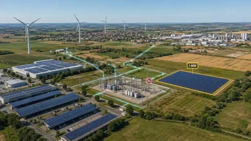 Seuil 1 MW centrale eolienne et photovoltaique
