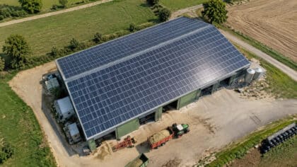 Hangar photovoltaique
