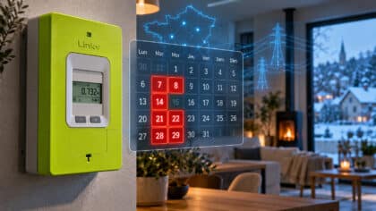 Calendrier tempo rouge