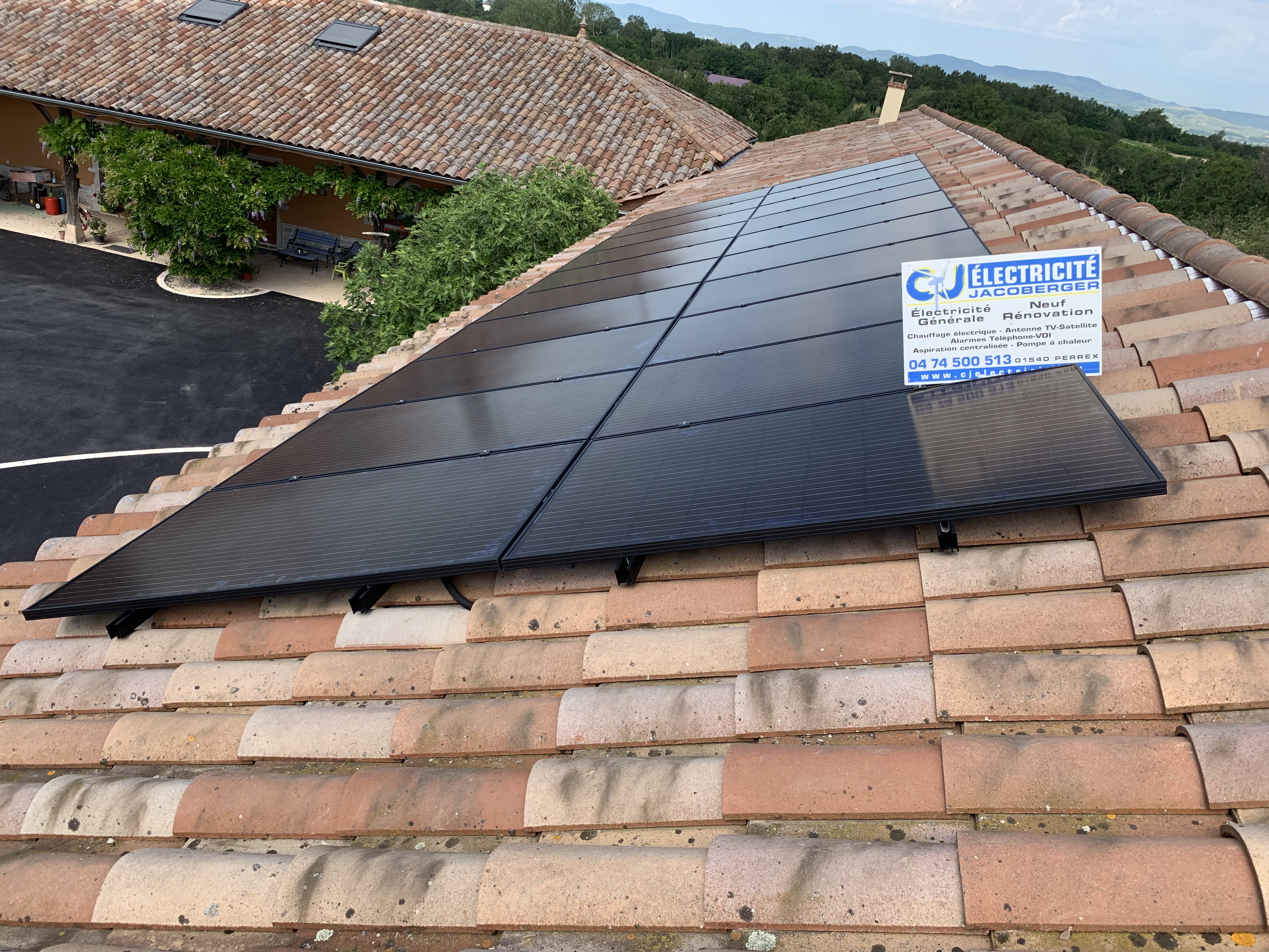 Intallation photovoltaïque de 6 KWc en Full Black