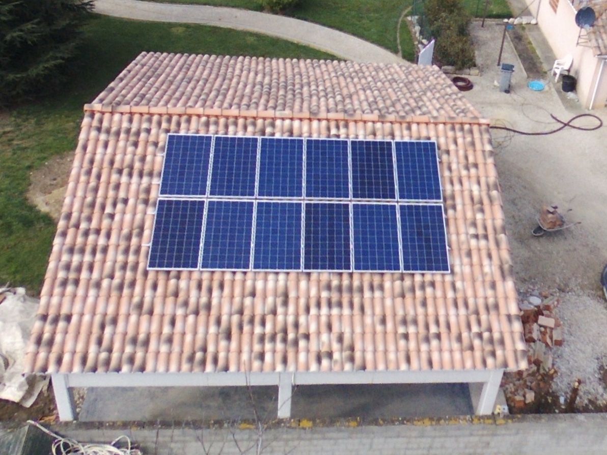installation 3KWC photovoltaïque en revente du surplus dans le tarn et garonne
