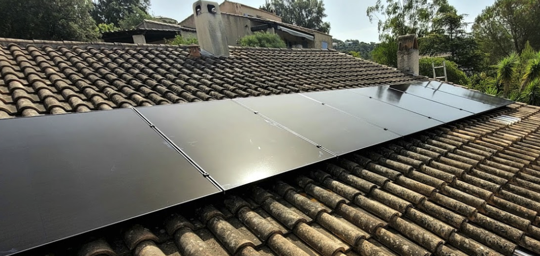 Installation photovoltaïque en autoconsommation surimposition.