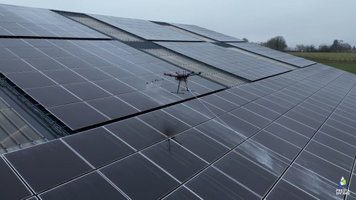 Inspection thermique Thermographie par drone photovoltaïque