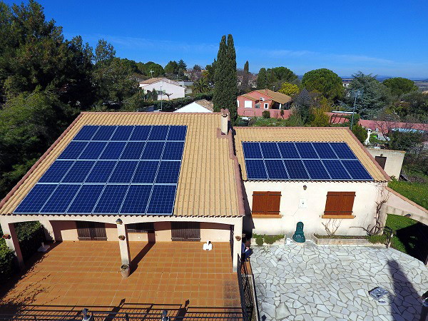 Installation 9 kWc à Alignan du Vent 