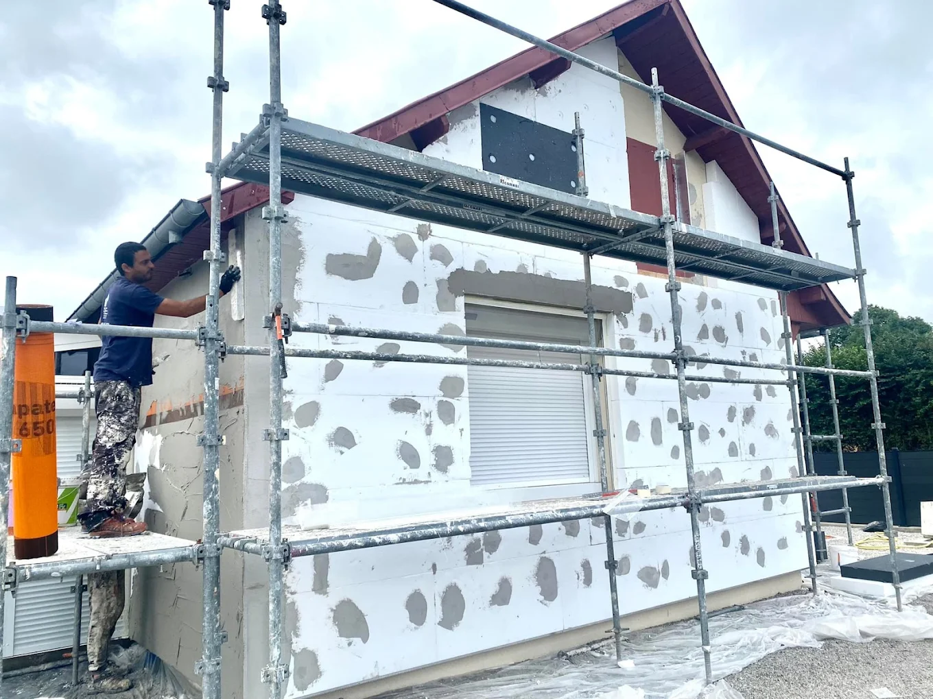Installation de pompe à chaleur à caen chez un particulier