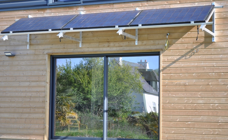 Brise soleil photovoltaique