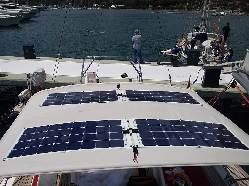 Panneau souple sunpower nautisme