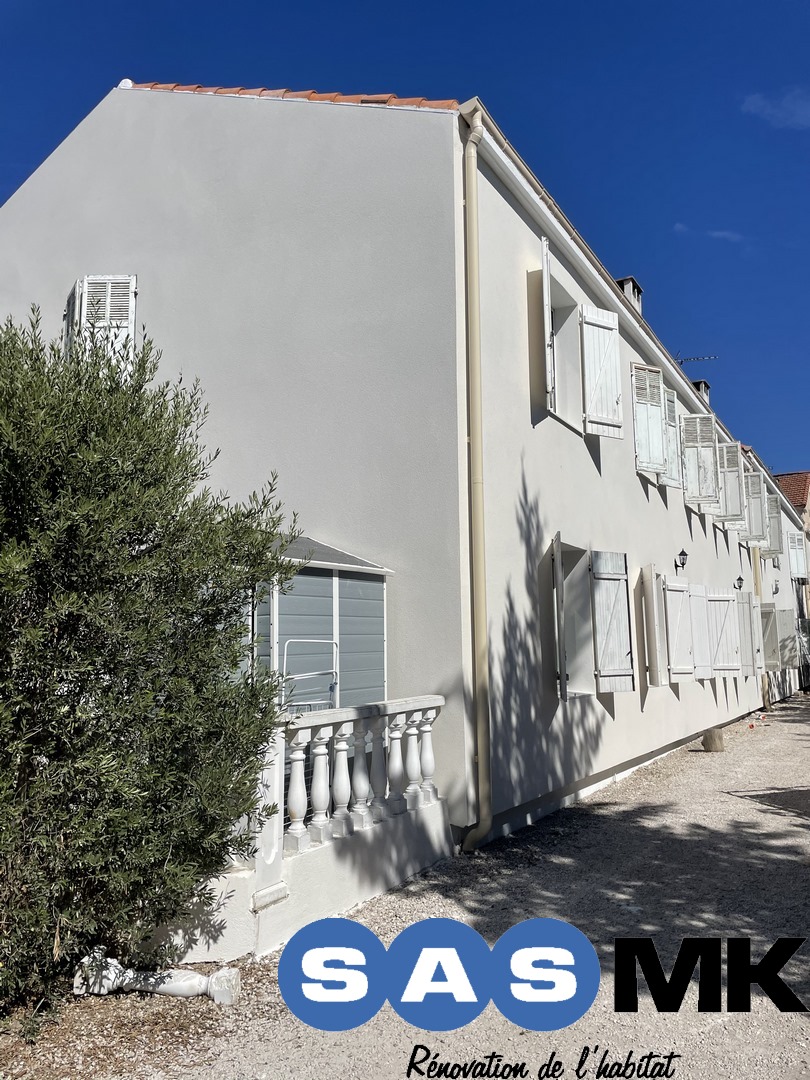 Après travaux isolation thermique par l'extérieur HYERES