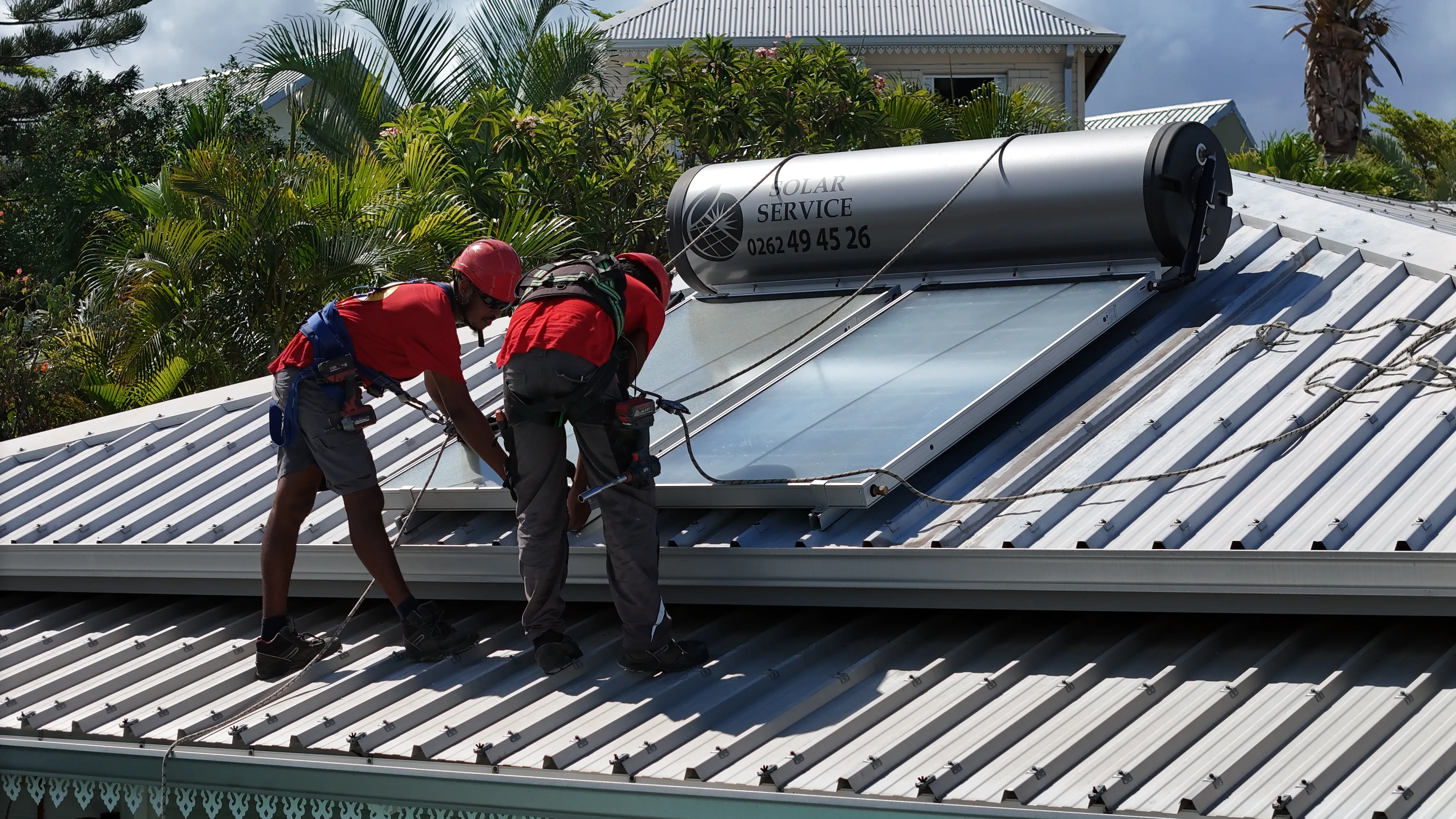 Installation chauffe-eau solaire à St Pierre La Réunion