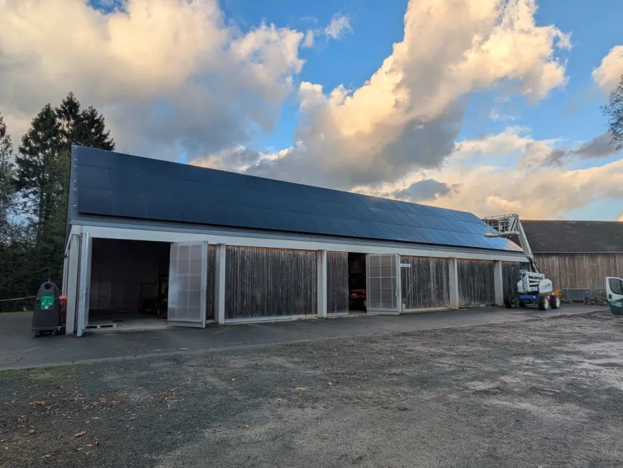 Installation 36 kWc sur ardoises