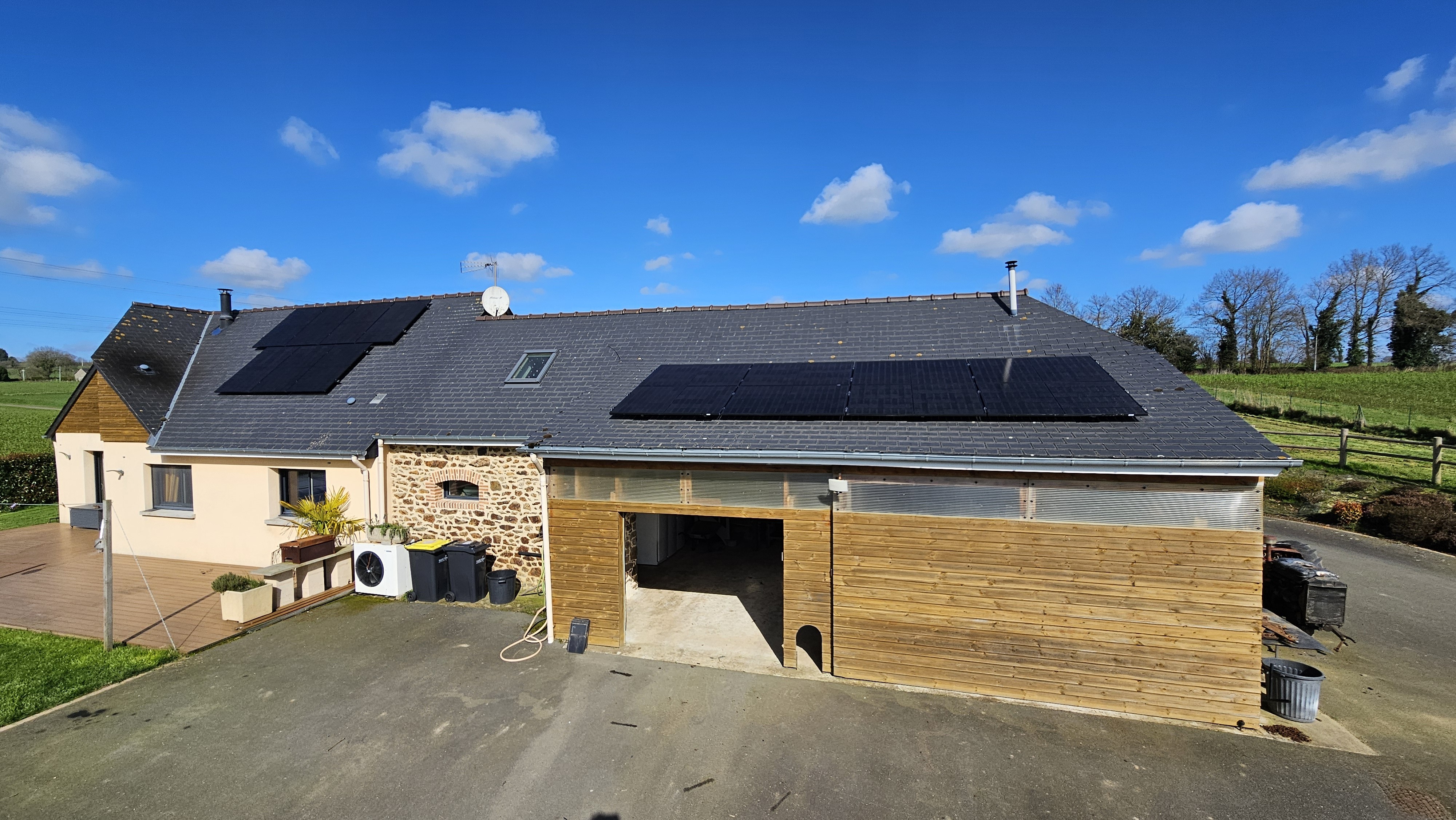 Installation 6 kWc sur ardoises