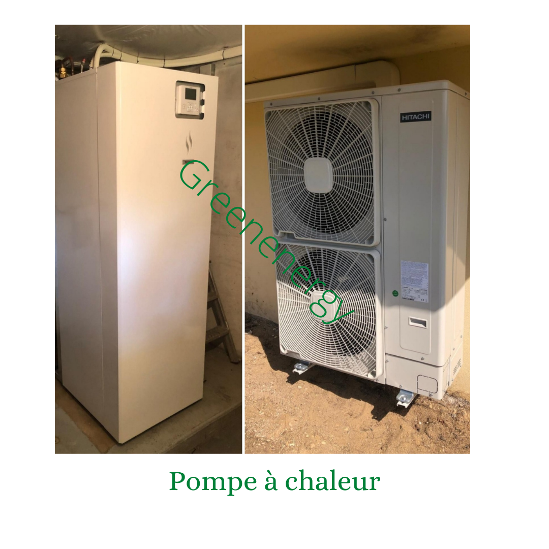 Installation d'une pompe à chaleur air:/eau - chauffage et eau chaude sanitaire