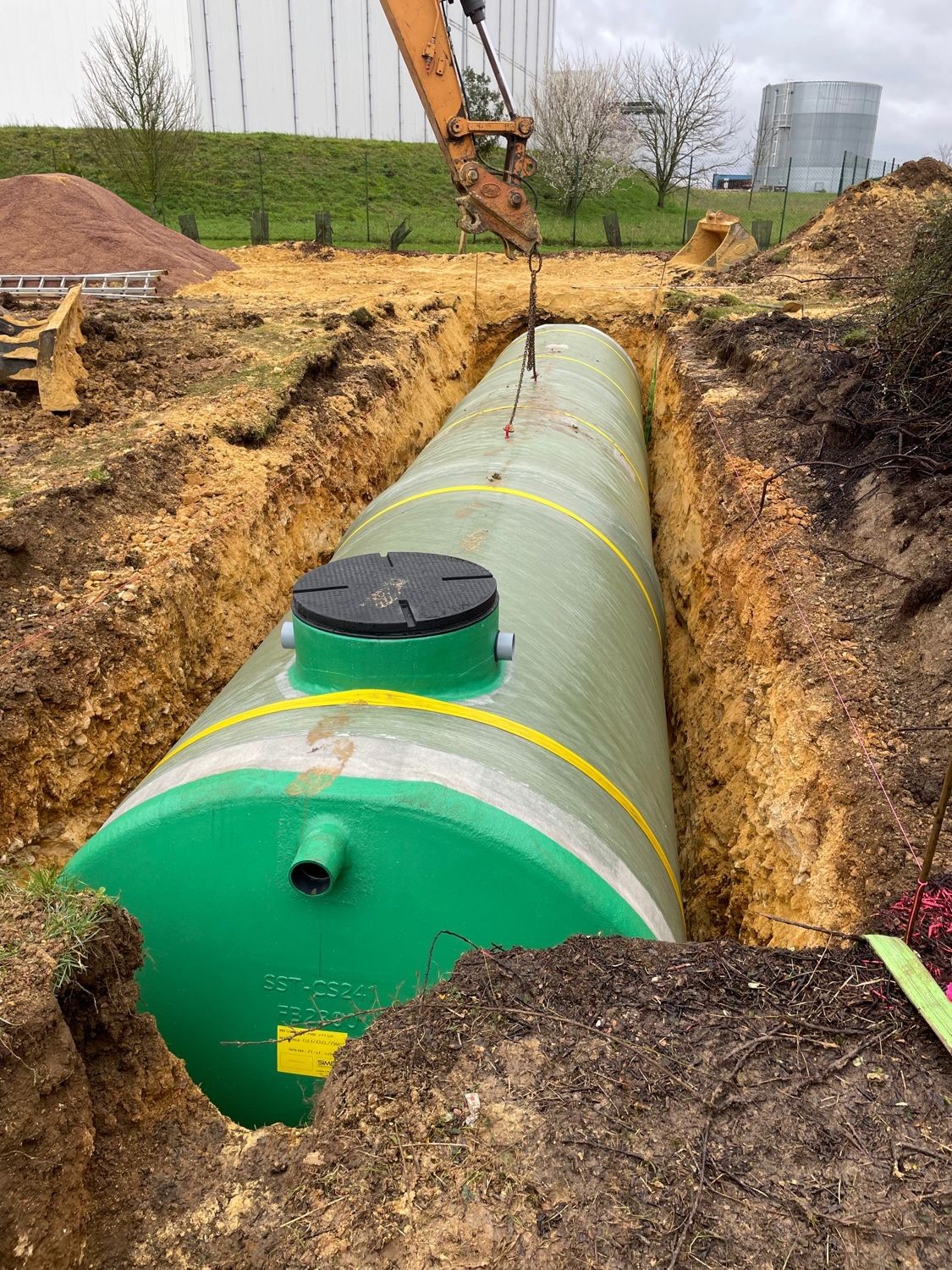 Cuve de récupération d'eau de pluie XXL 50m3 à Argentan 