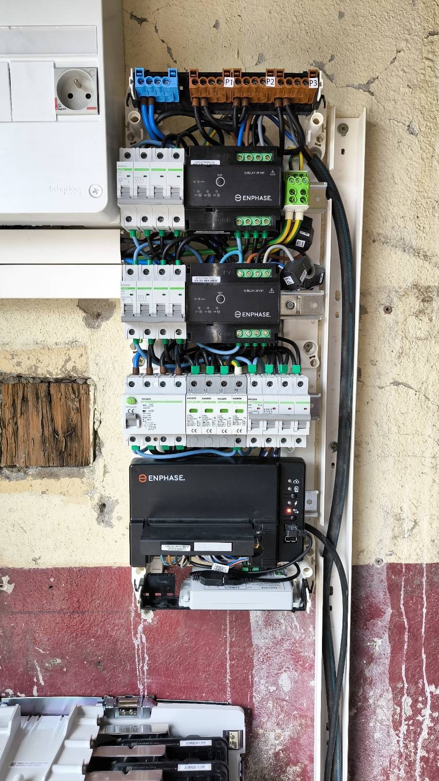 Installation photovoltaïque avec batterie Enphase