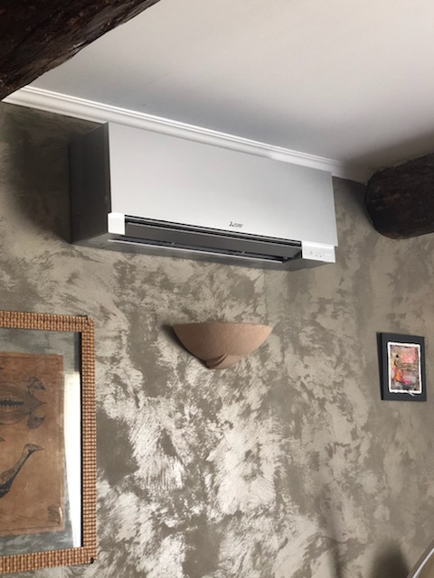 Photo d'une climatisation réversible installée par IBC ENR du Groupe IBC