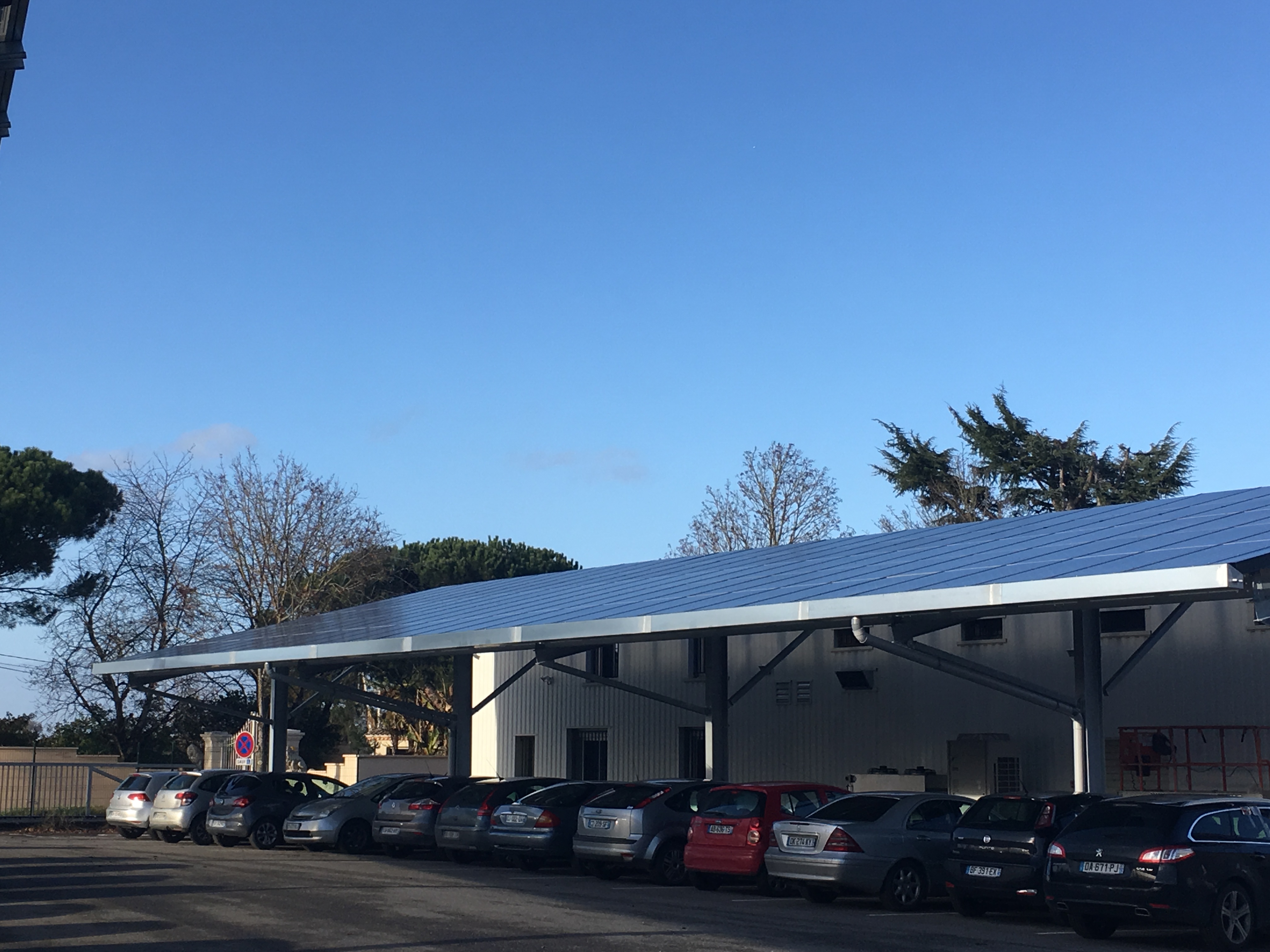 Chantier Professionnel - Ombrières de Parking