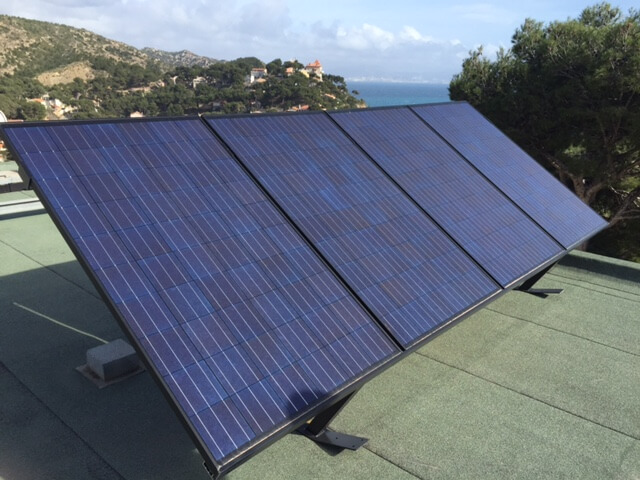 Photovoltaïque sur toiture plate