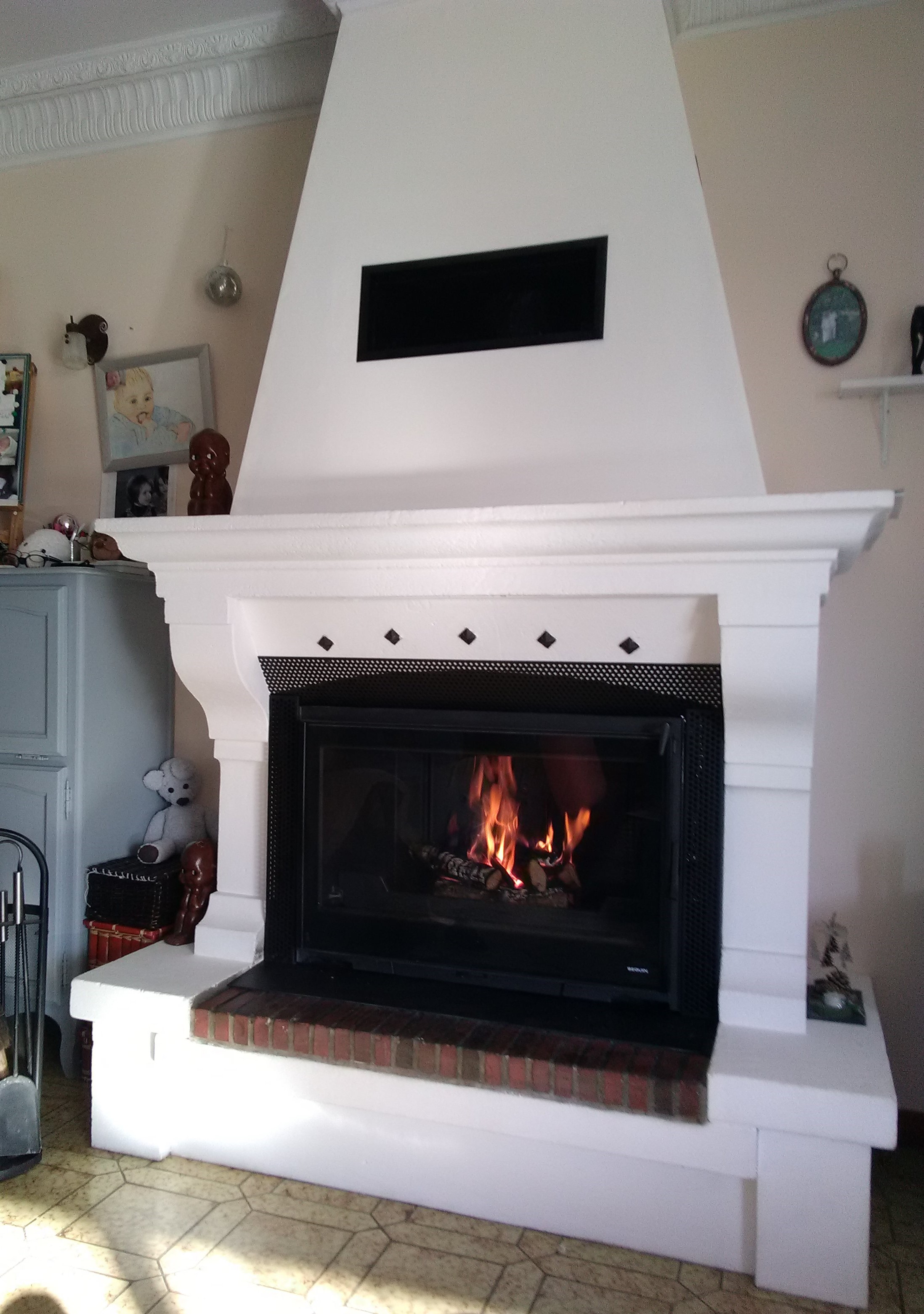 Cheminée SEGUIN Visio 8 installée par FlamDéco