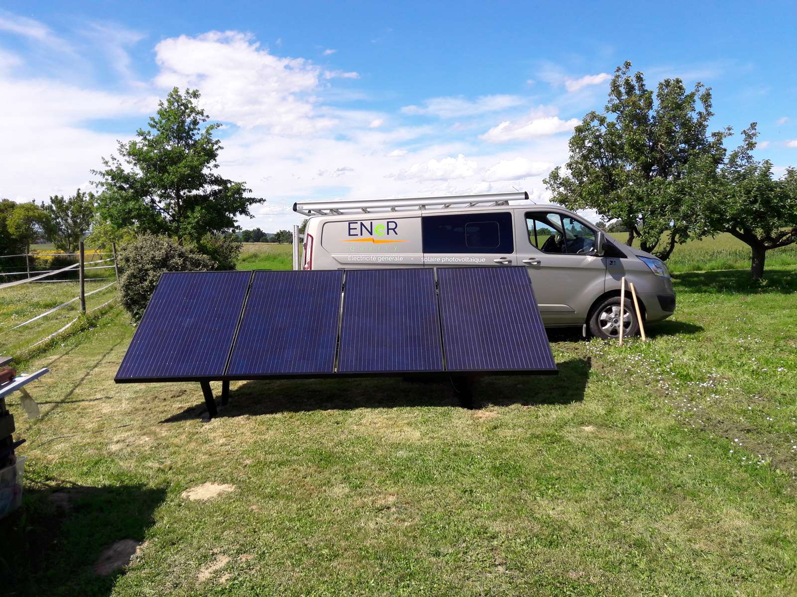 Autoconsommation 1 kWc au sol