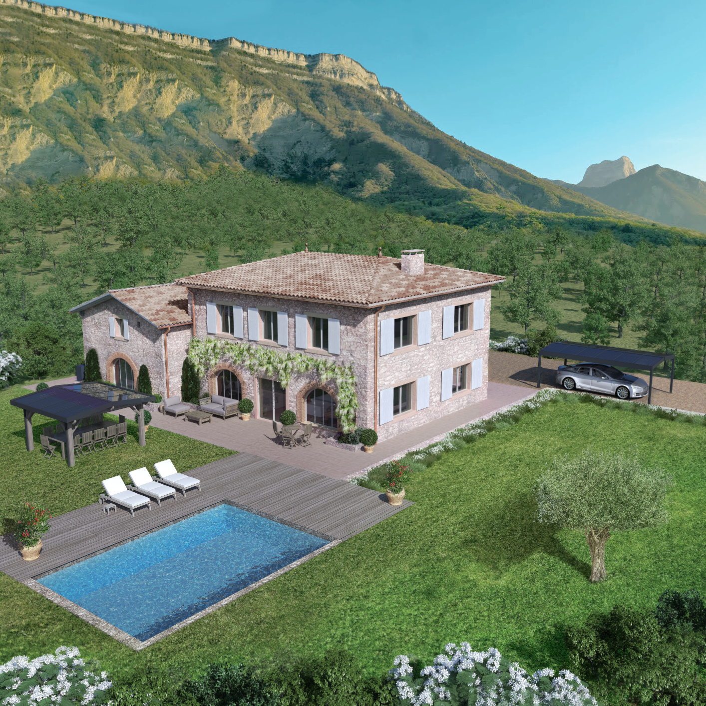 Solution globale Domosolaris : maximiser votre autonomie et vos économies pour tous vos usages d'énergie avec un système combinant intelligemment pompe à chaleur et panneaux solaires