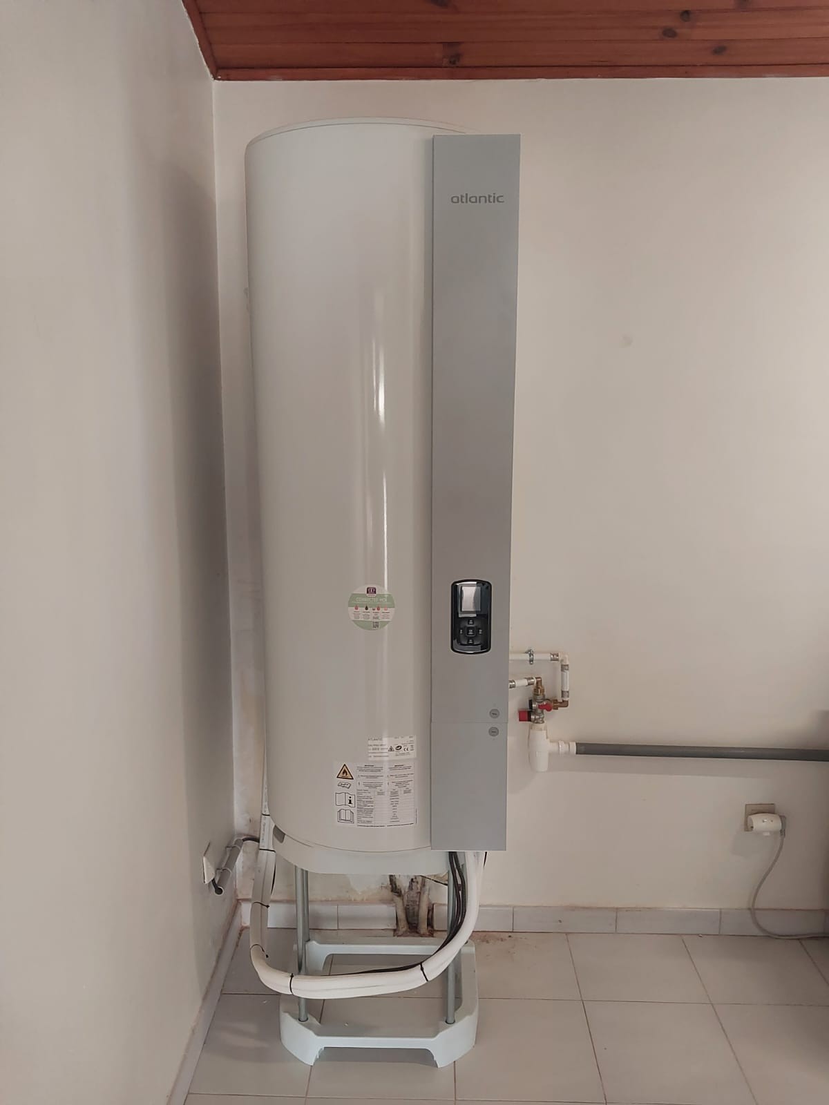 Installation de ballon thermodynamique ATLANTIC