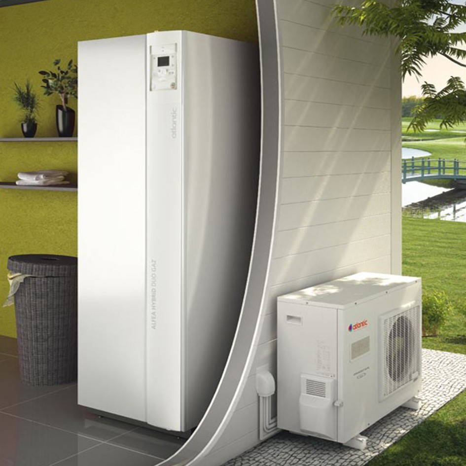 Installation de pompe à chaleur air eau