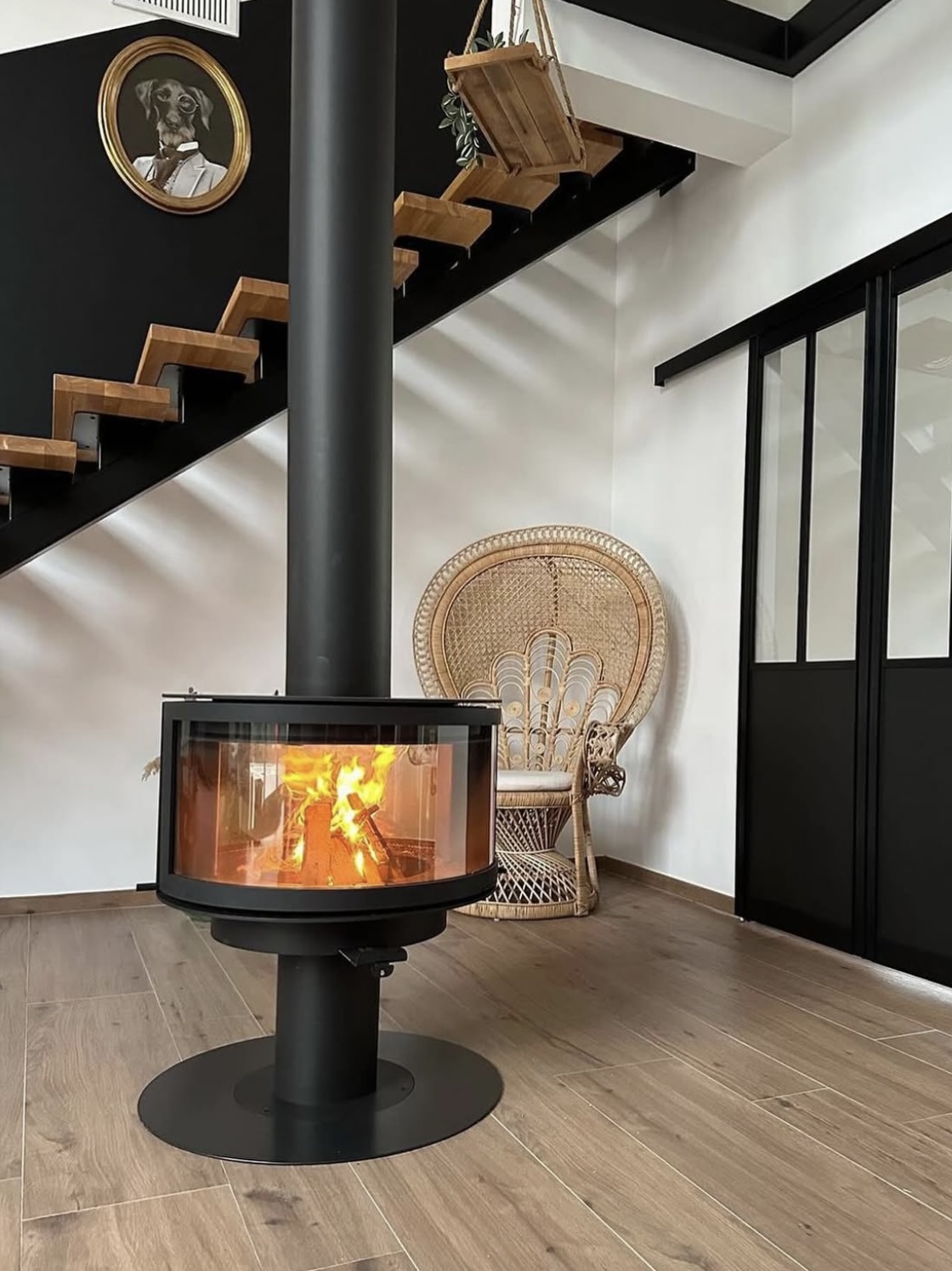 cheminée métal a bois