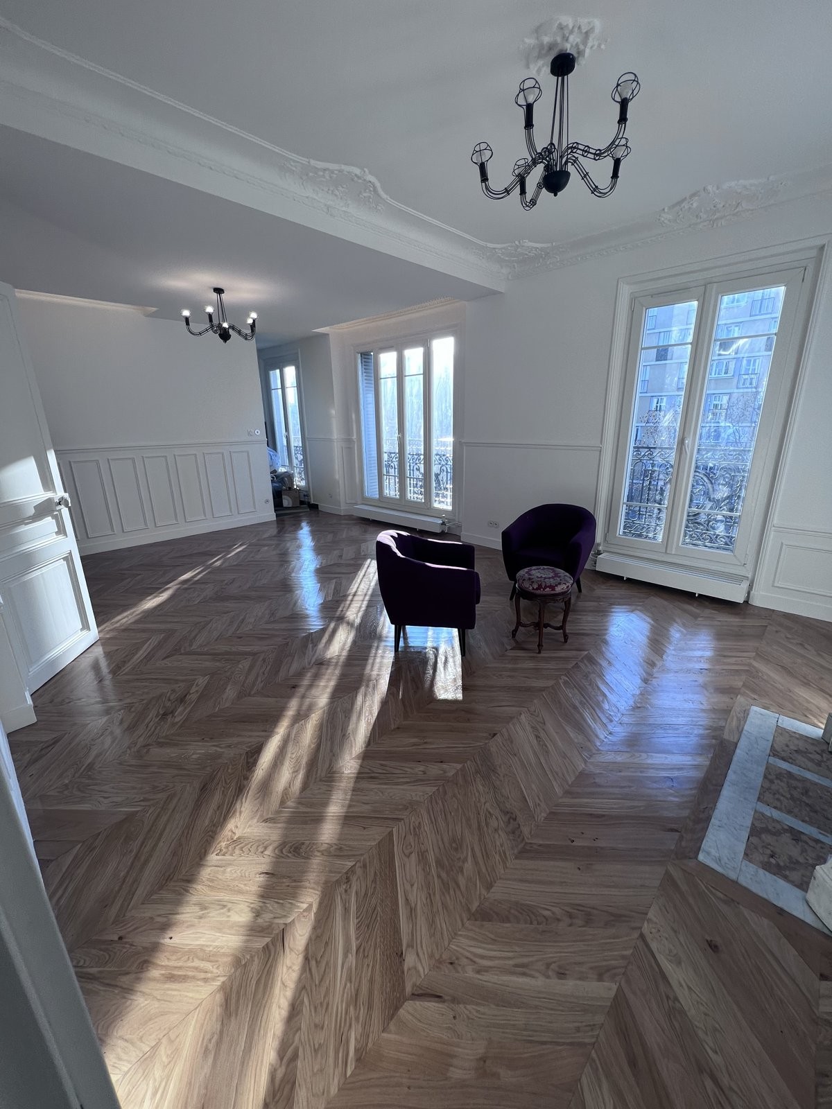 Rénovation complète d'un appartement à Paris (Shilat Batinova)