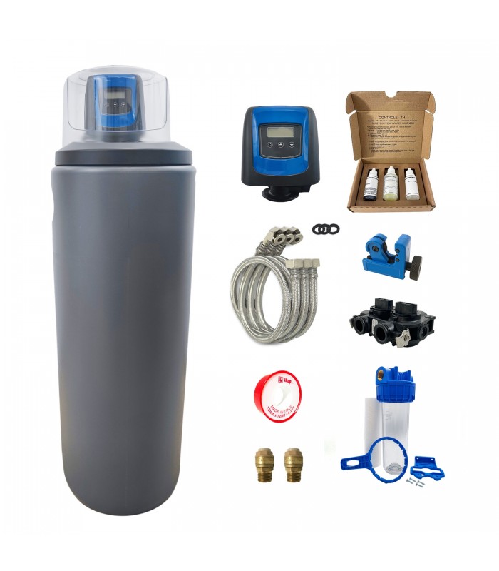 Adoucisseur d'eau Fleck 5800 SXT complet avec accessoires