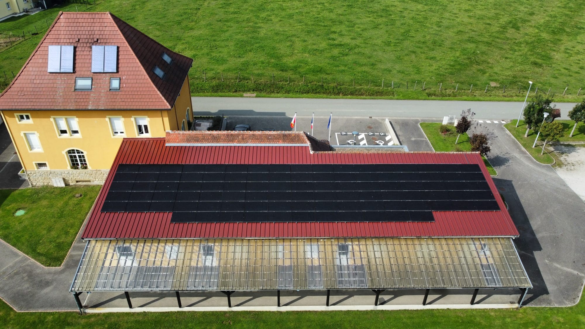 35,5 kWc sur bac acier