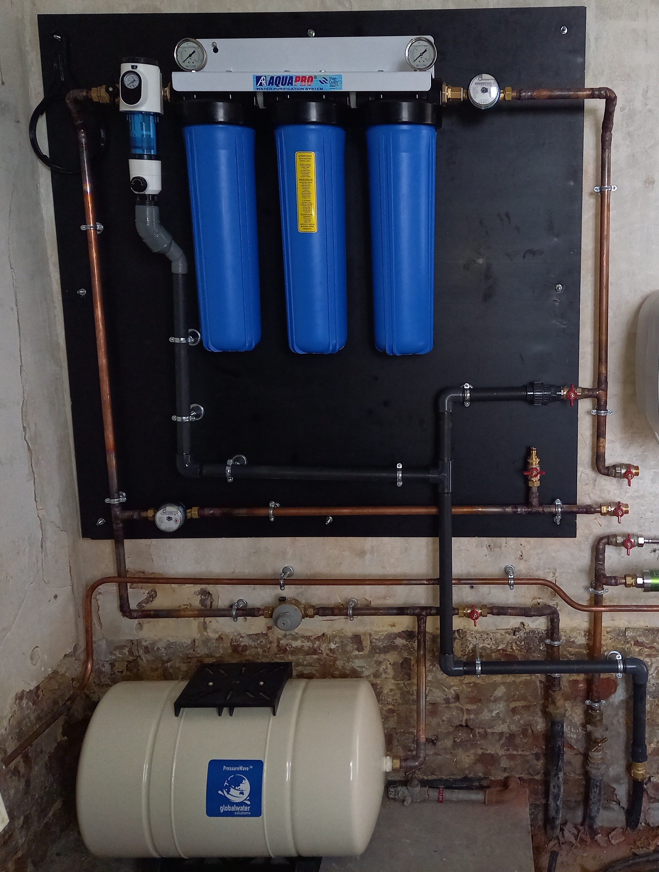 Ultra-filtration de l'eau de pluie