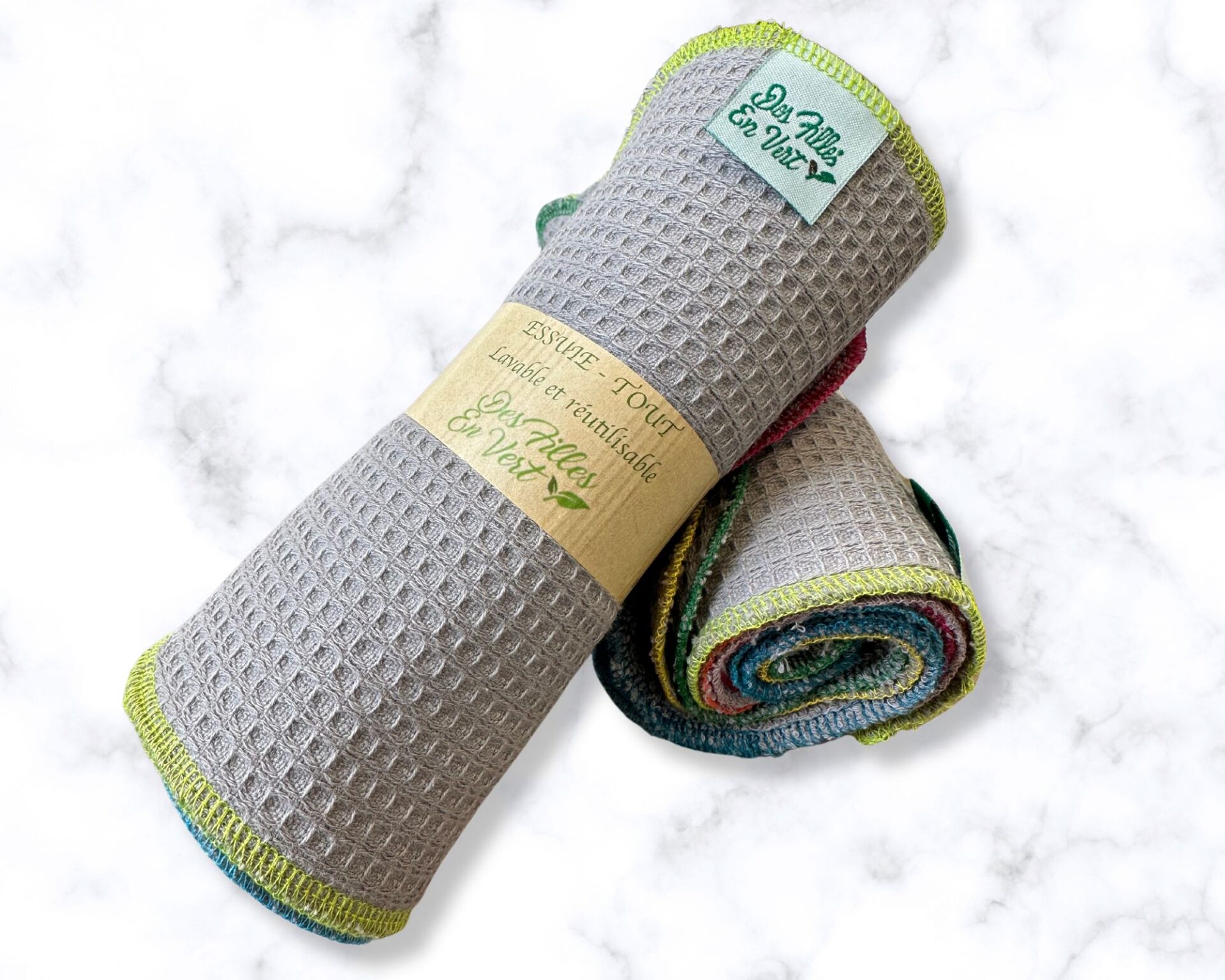 Essuie-tout lavable et réutilisable