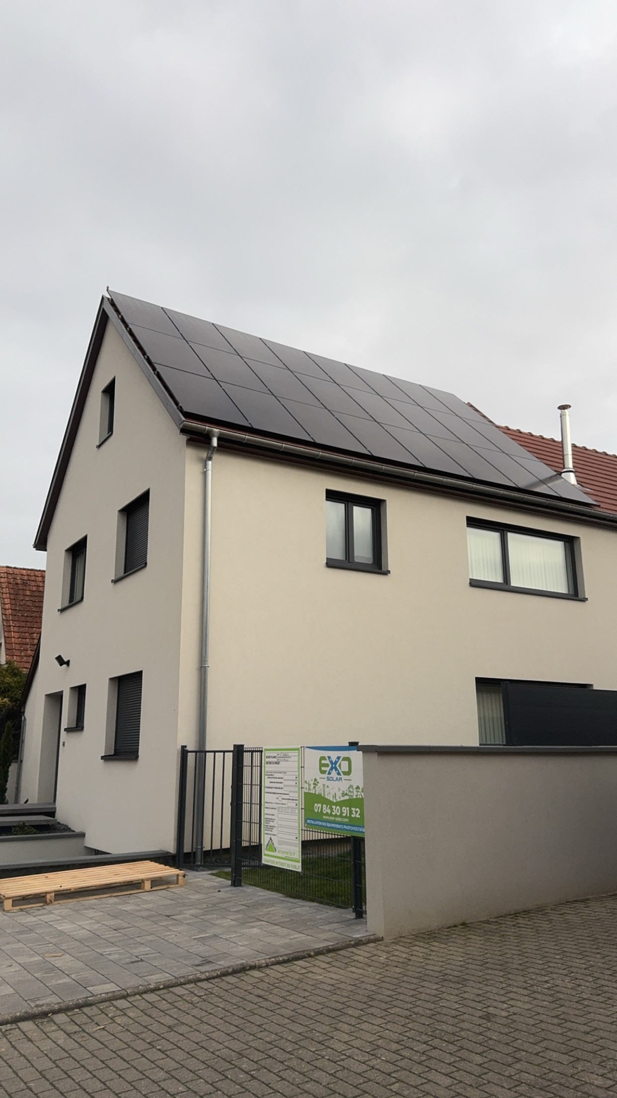 6 kWc au sol dans une commune en zone ABF