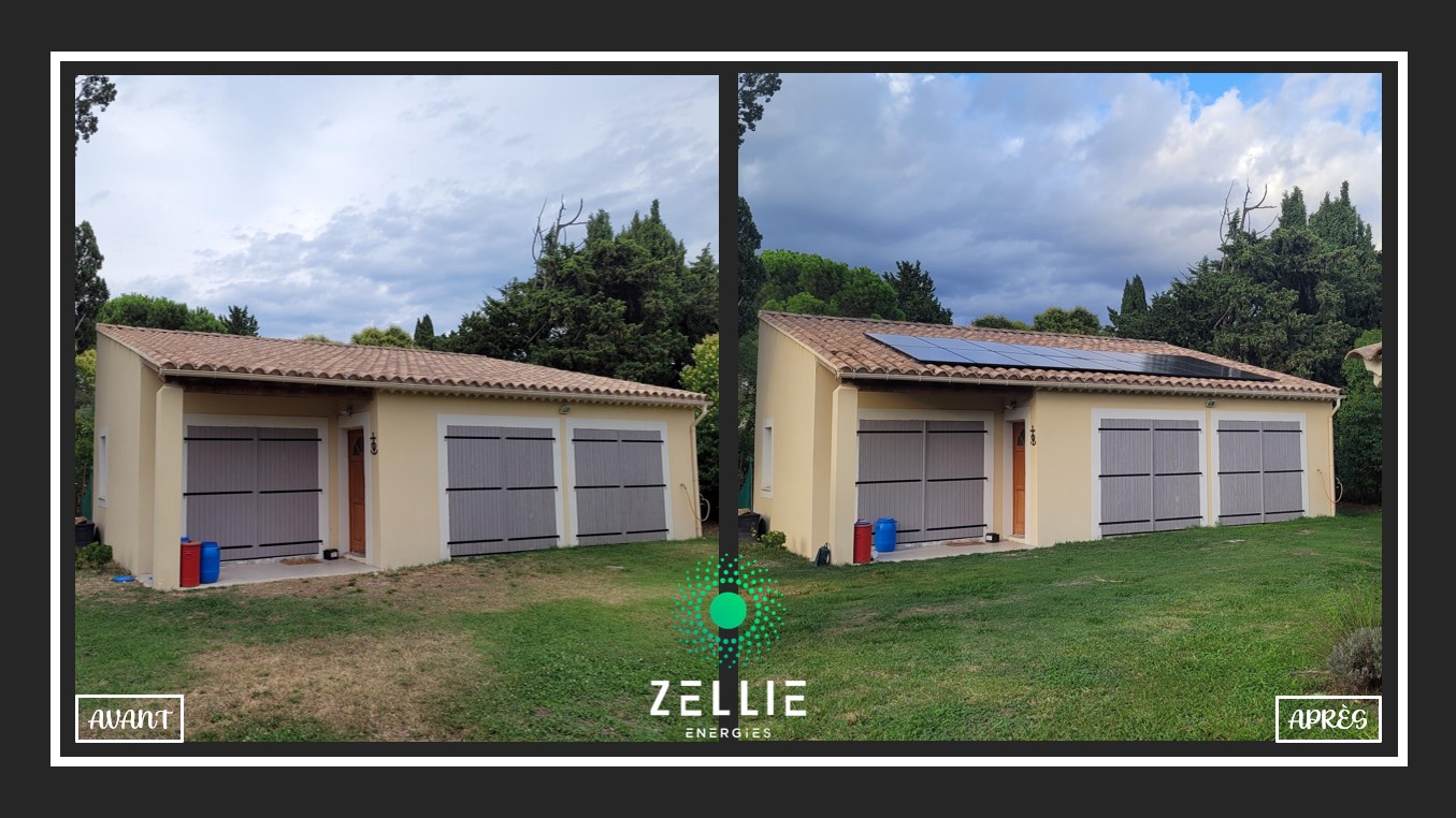 Direction la région Provence-Alpes-Côte-d’Azur, à Châteaurenard, pour vous dévoiler une de nos installations.  Un beau projet de 6 Kwc en surimposition de toiture. 