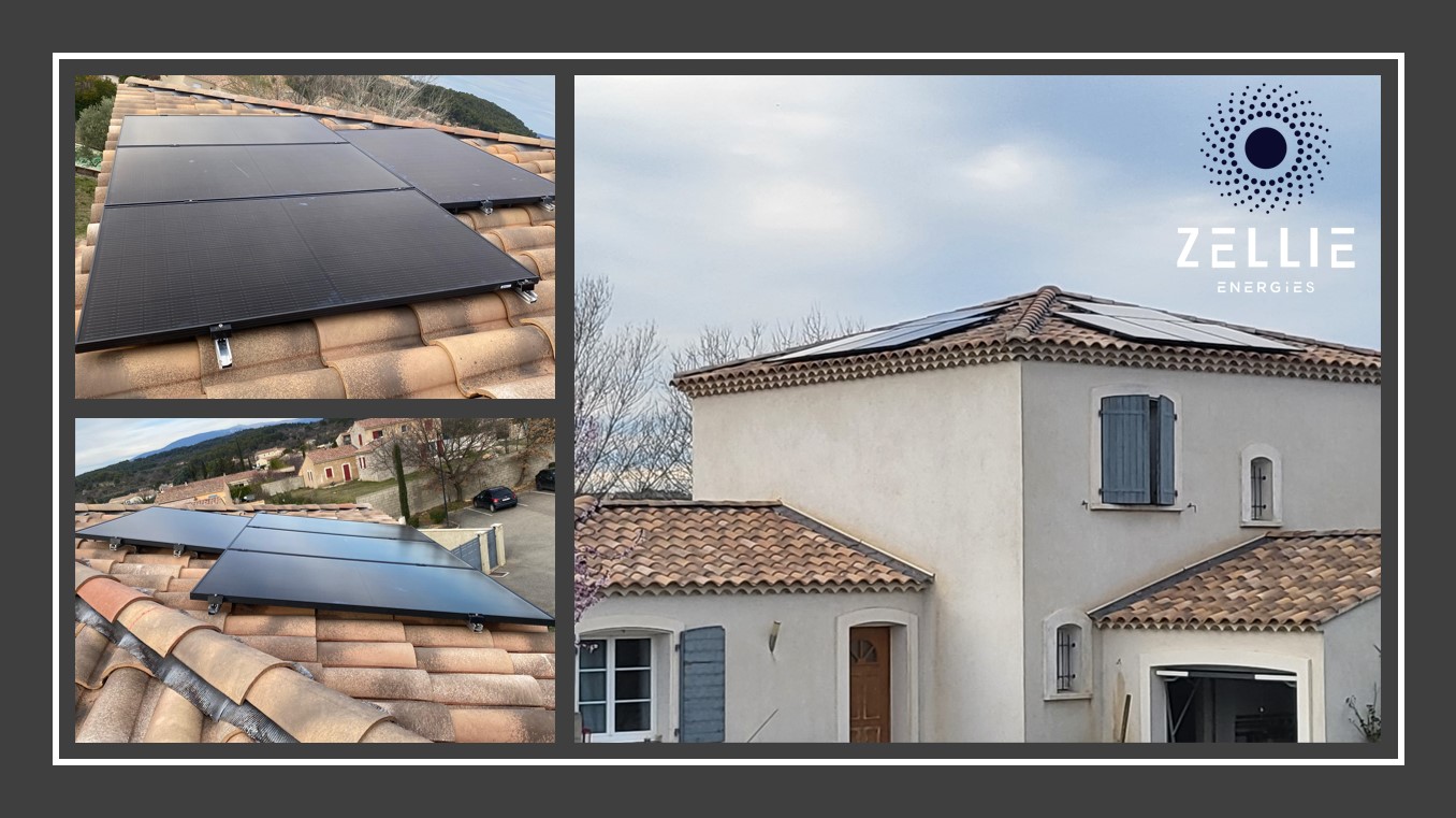 Direction la région Provence-Alpes-Côte-d’Azur, pour vous dévoiler une de nos installations, situé à Malemort-du-Comtat, dans le Vaucluse. Il s’agit d’une toiture dite en « pavillon », équipés de 8 panneaux DUALSUN avec 8 micro-onduleurs ENPHASE sur deux pans de toit..