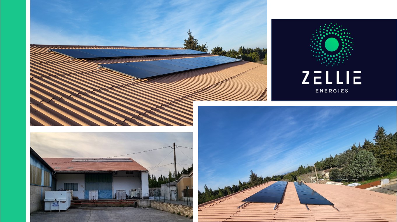 Notre client est un professionnel, pour son entreprise il a choisi de produire et autoconsommer sa propre énergie. Un beau projet de 9 kWc, équipés de 24 panneaux DUALSUN avec 1 onduleur HUAWEI sur un même pan de toit.