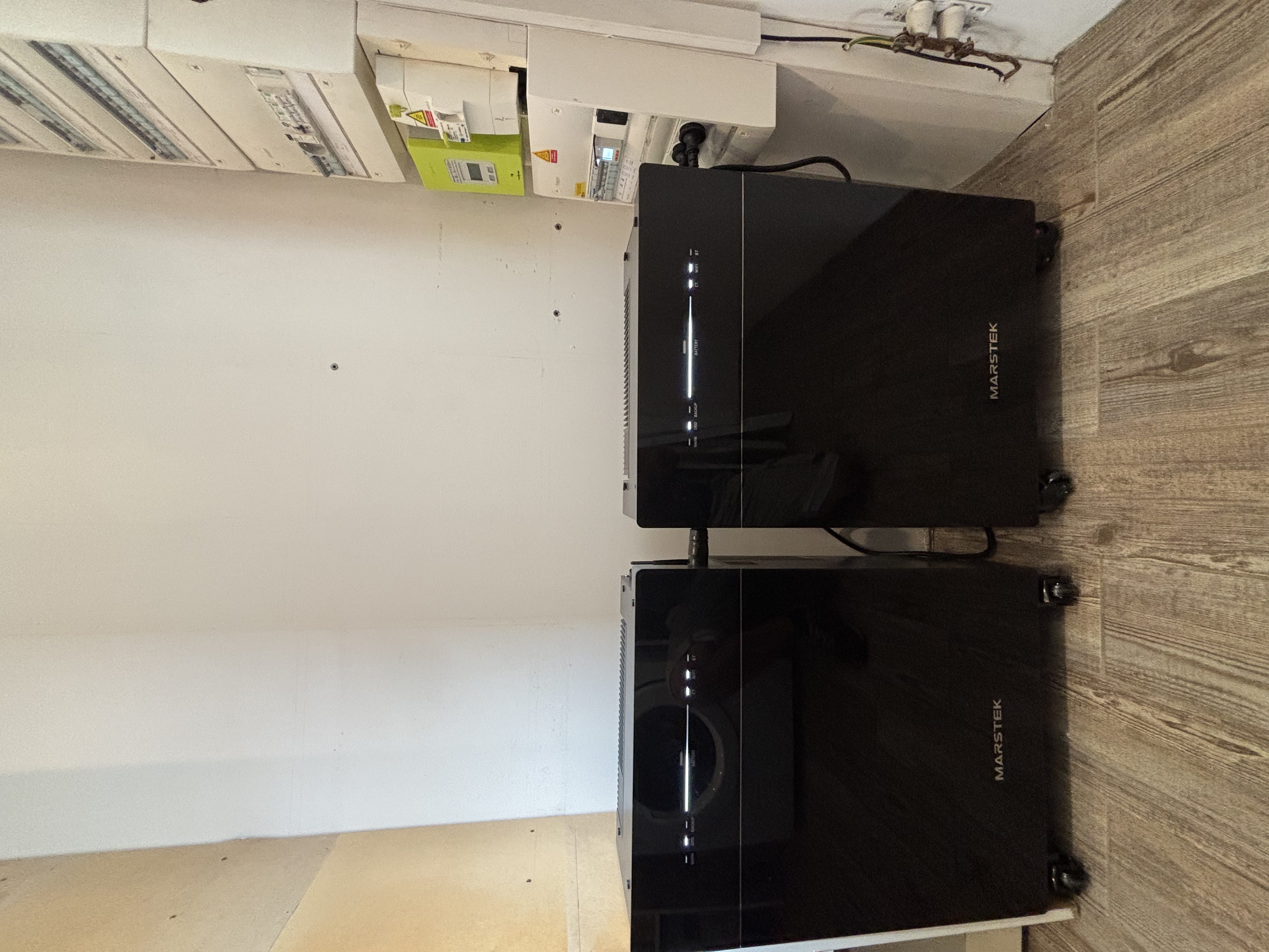 Installation de 2 batteries Marstek 10,24kW/h