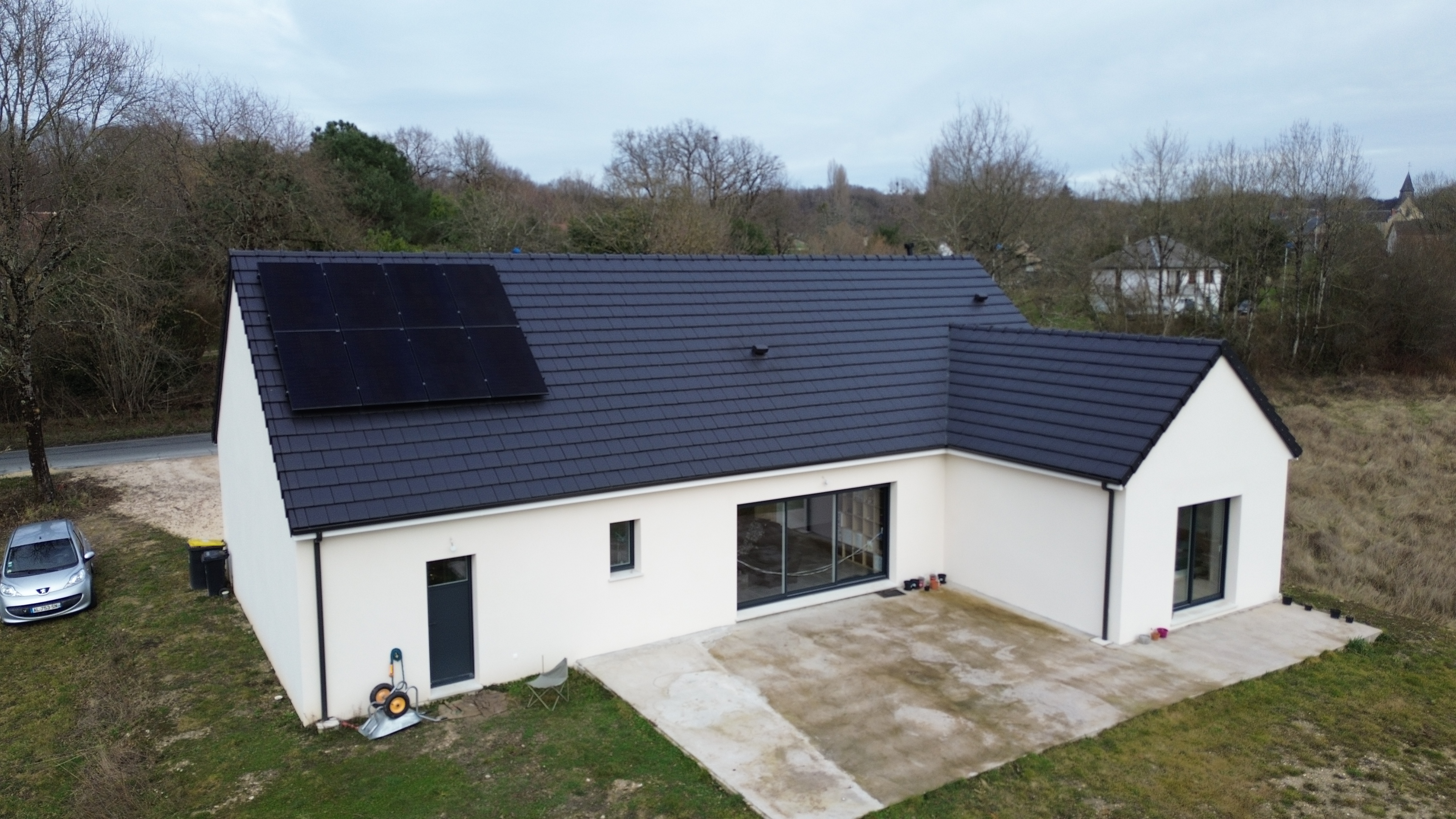 Installation 3kWc en surimposition