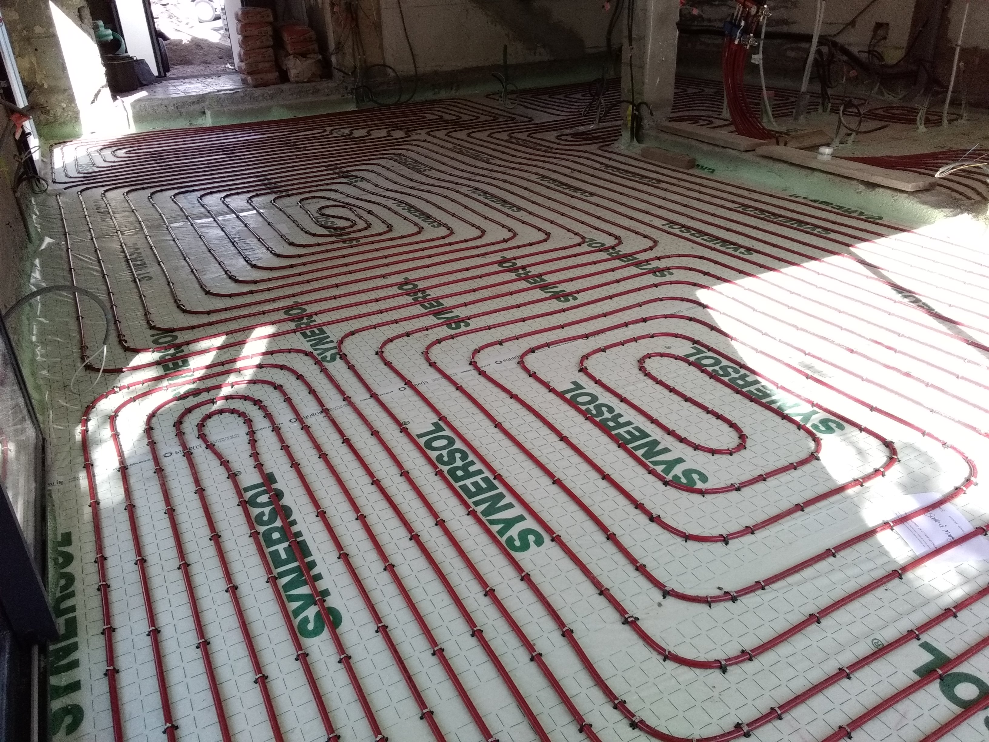 Installation d'un plancher chauffant à Montpellier